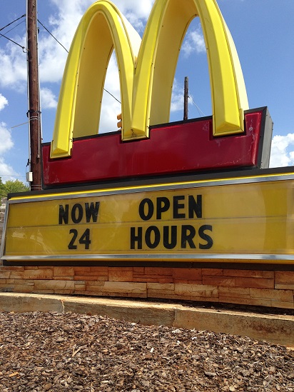 McDonald's McDoubles hours - The Alabamian